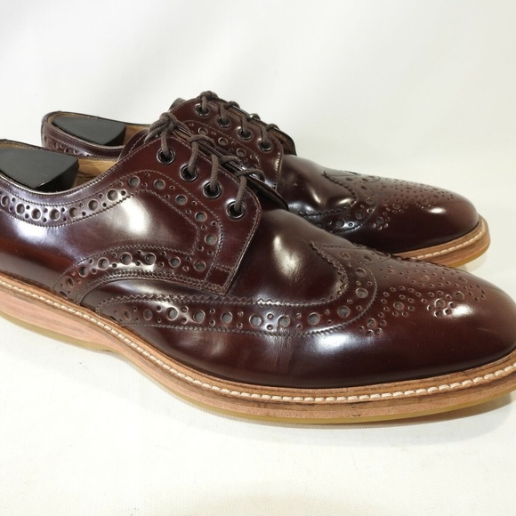 Loake Sz 11.5M Brown Leather Oxfords Mens R4C24 main image 8